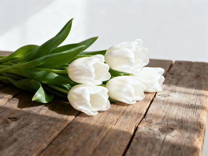 Bouquet de tulipes blanches - Livraison de fleurs à Lausanne - Florgan