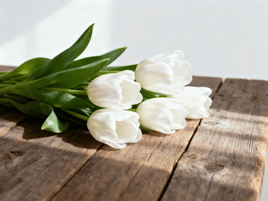Bouquet de tulipes blanches - Livraison de fleurs à Lausanne - Florgan