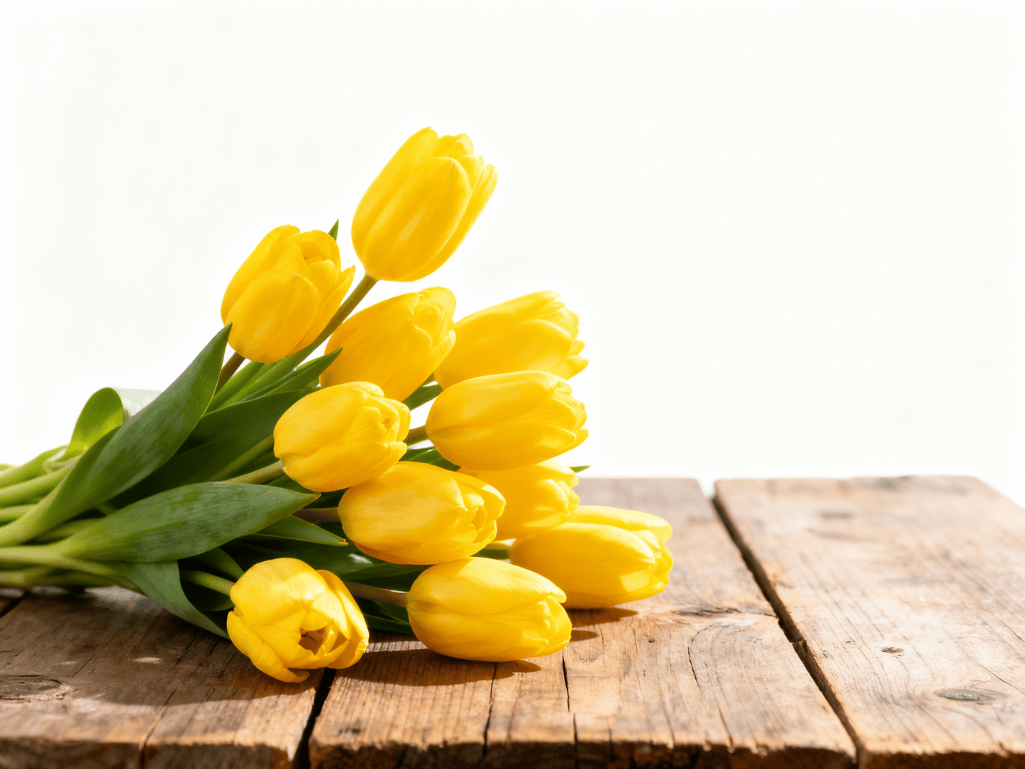 Bouquet de tulipes jaunes - Livraison de fleurs à Lausanne - Florgan