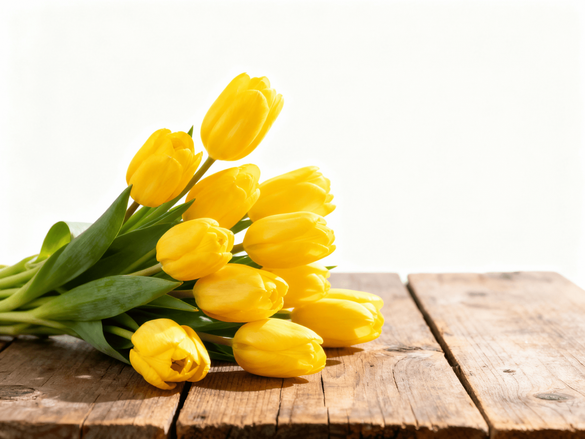 Bouquet de tulipes jaunes - Livraison de fleurs à Lausanne - Florgan