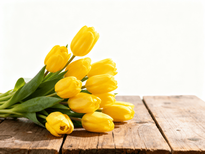 Bouquet de tulipes jaunes - Livraison de fleurs à Lausanne - Florgan