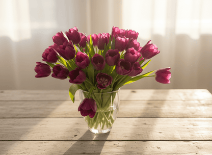 Bouquet de tulipes violettes - Livraison de fleurs à Lausanne - Florgan