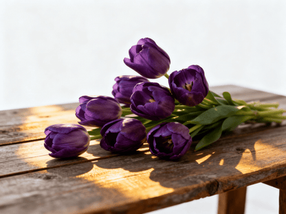 Bouquet de tulipes violettes - Livraison de fleurs à Lausanne - Florgan