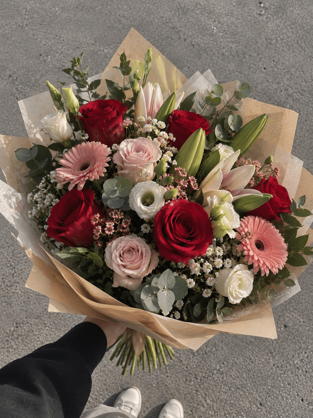 Bouquet Éclat d’Amour - Livraison de fleurs à Lausanne - Florgan
