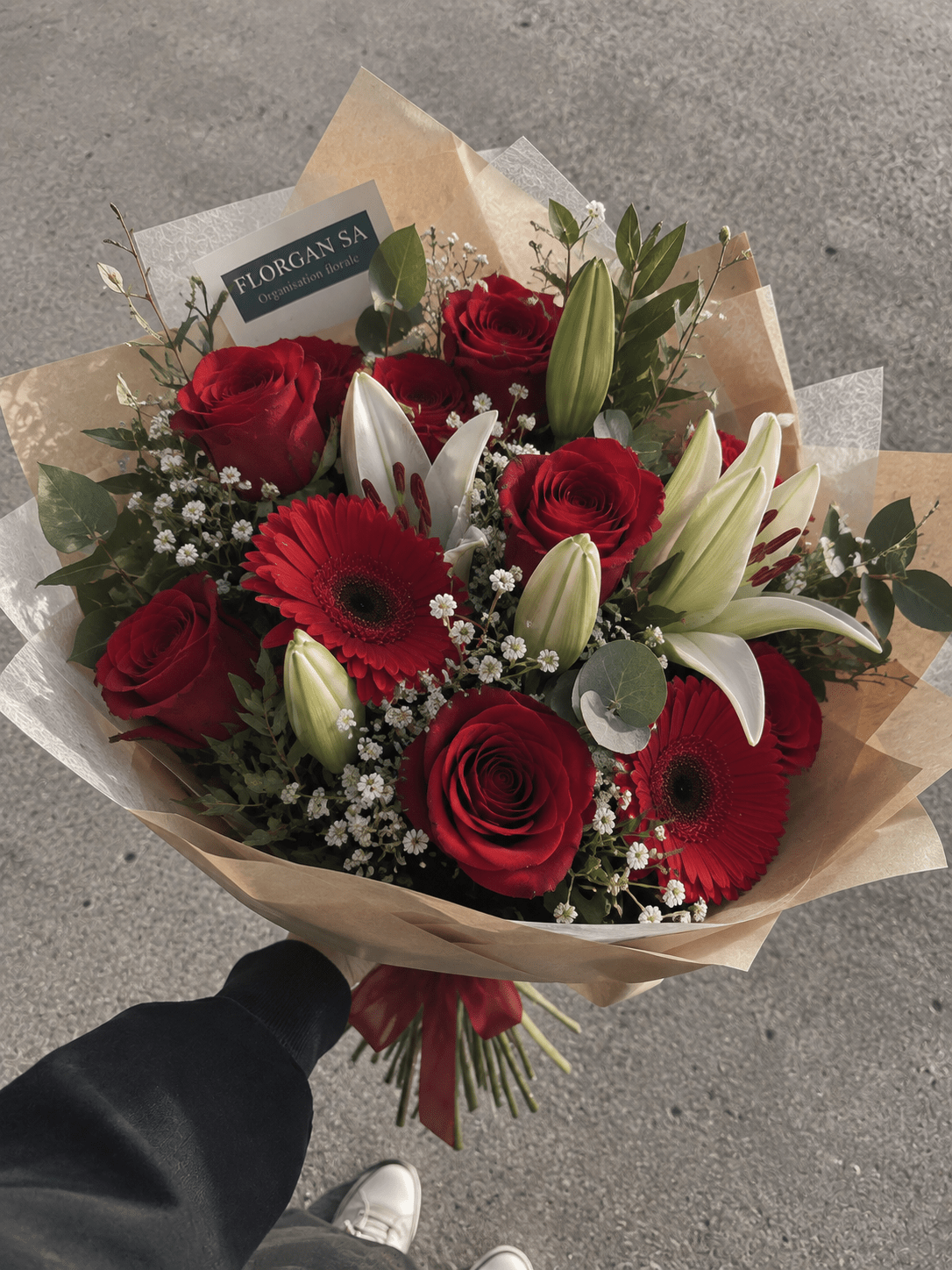 Bouquet Passion Rouge - Livraison de fleurs à Lausanne - Florgan