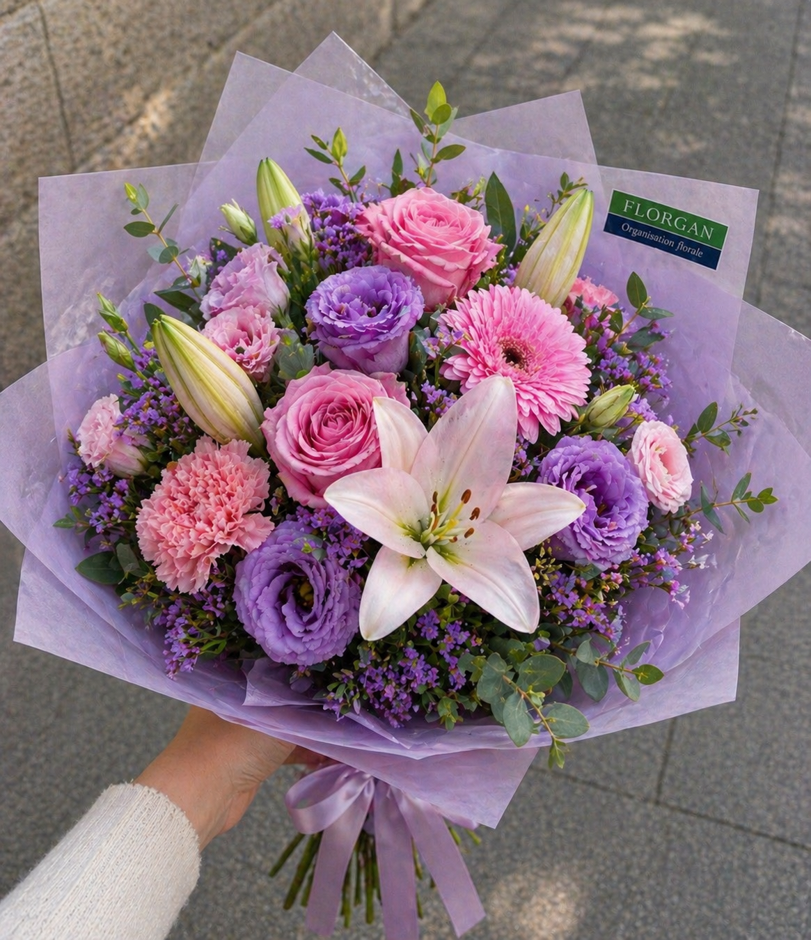 Bouquet Rêve Pastel - Livraison de fleurs à Lausanne - Florgan