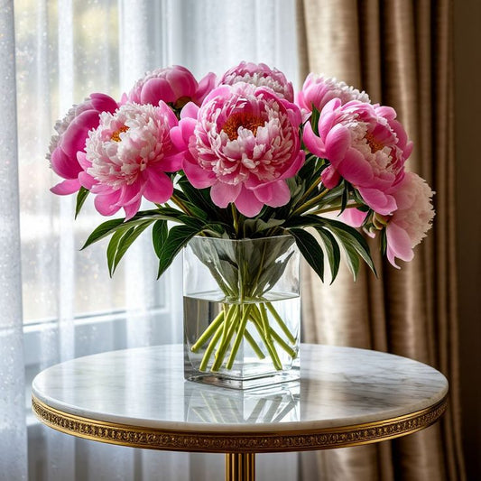 Pivoines roses - Livraison de fleurs à Lausanne - Florgan