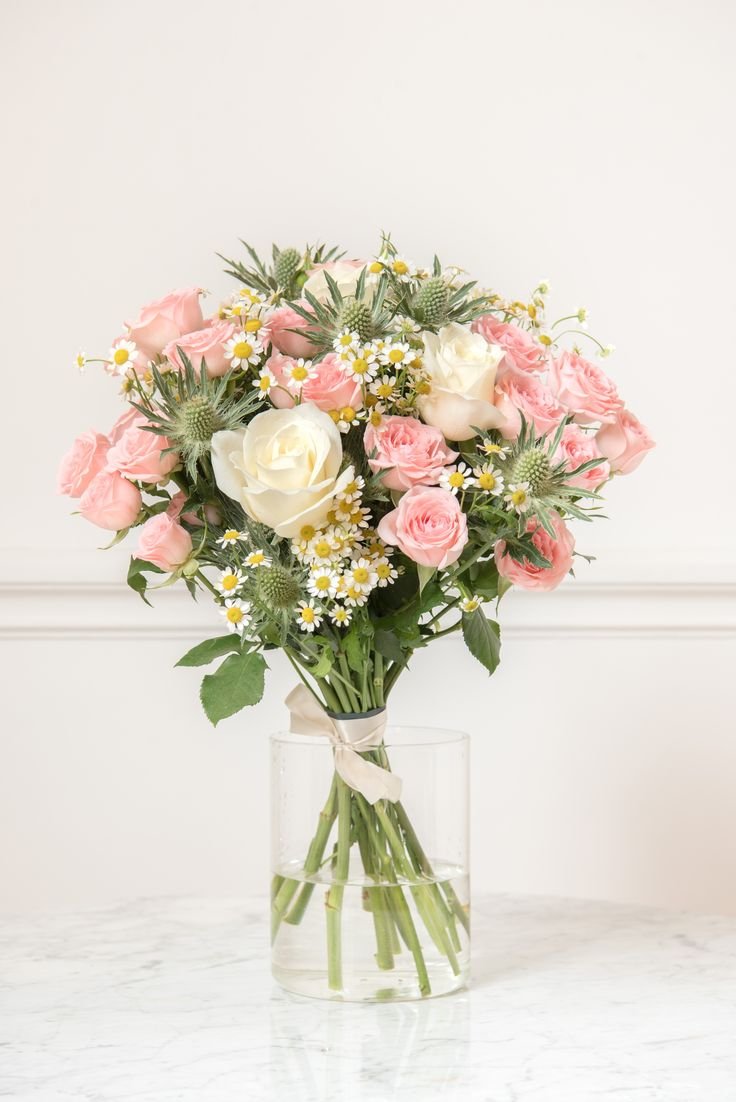 Tendresse poudrée - Livraison de fleurs à Lausanne - Florgan